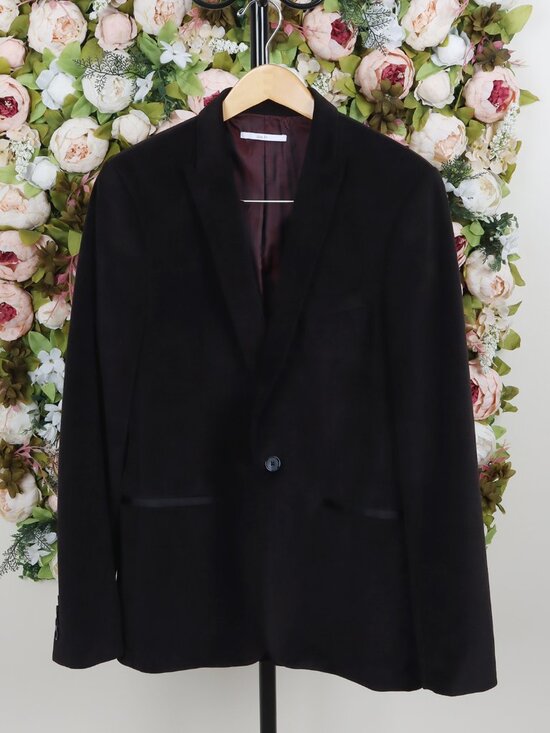 Calvin Klein Other - Men's Calvin Klein Slim Fit Suit Jacket, Black, Medium, Lined, Inside Pockets